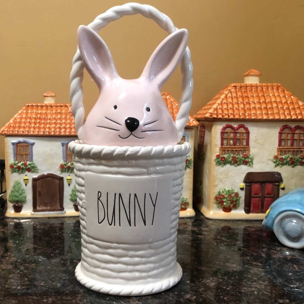 Rae Dunn Bunny Basket Canister
